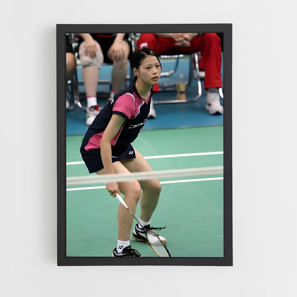 Poster Badminton en Plein Vol (vue 2)